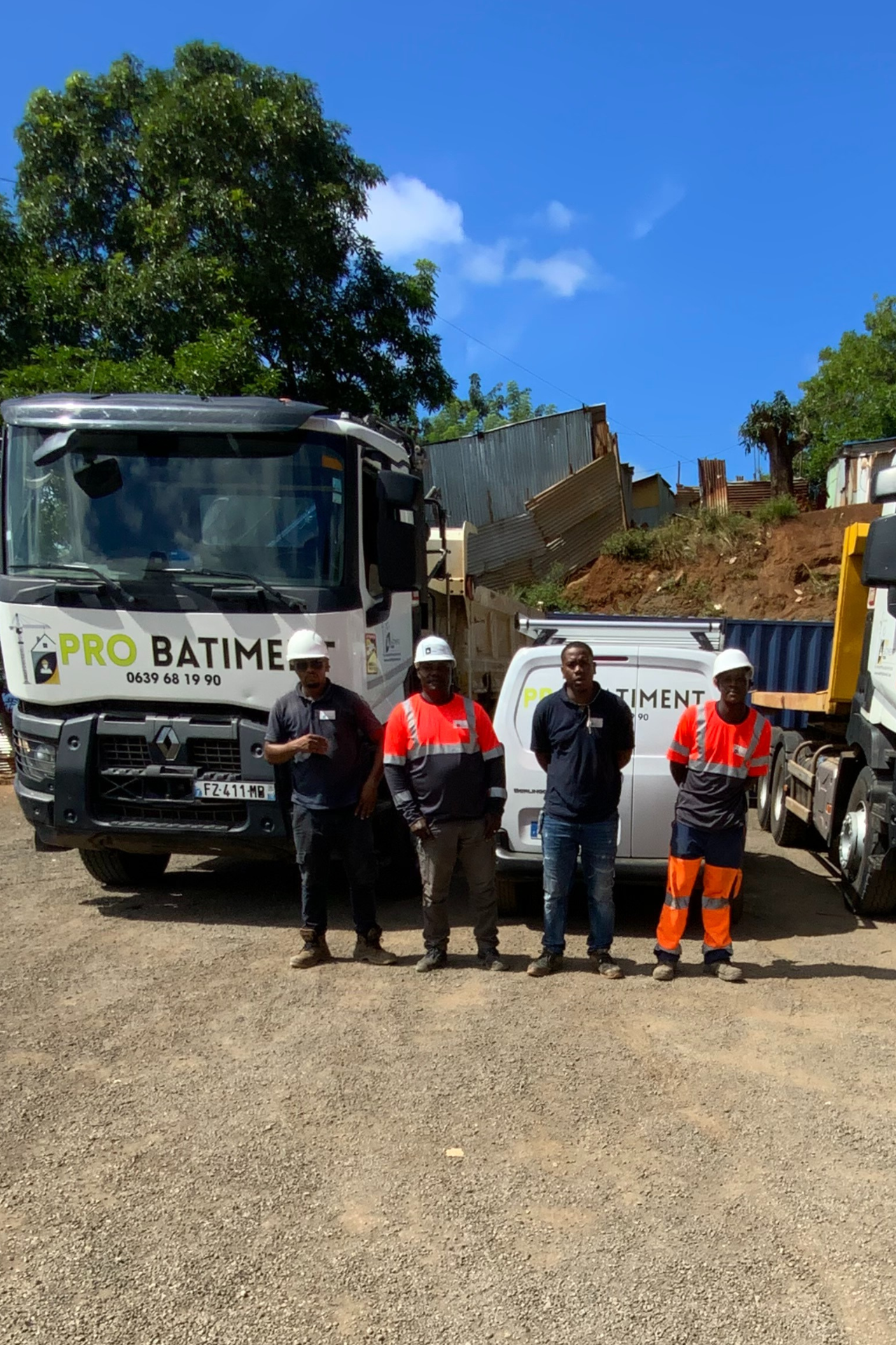 Équipe Pro Bâtiment à Mayotte