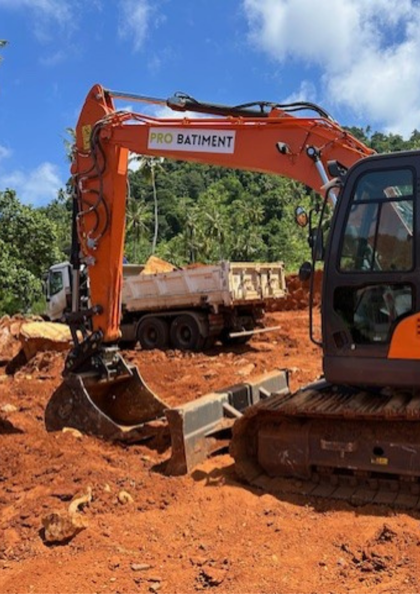 Terrassement à Mayotte